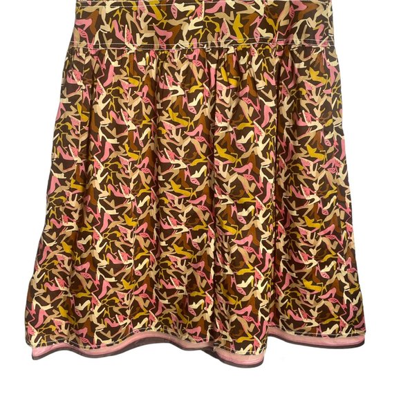 Kay Unger Shoe Heels Print Dress Size 6 Fun Quirky Colourful Pumps - Picture 5 of 12
